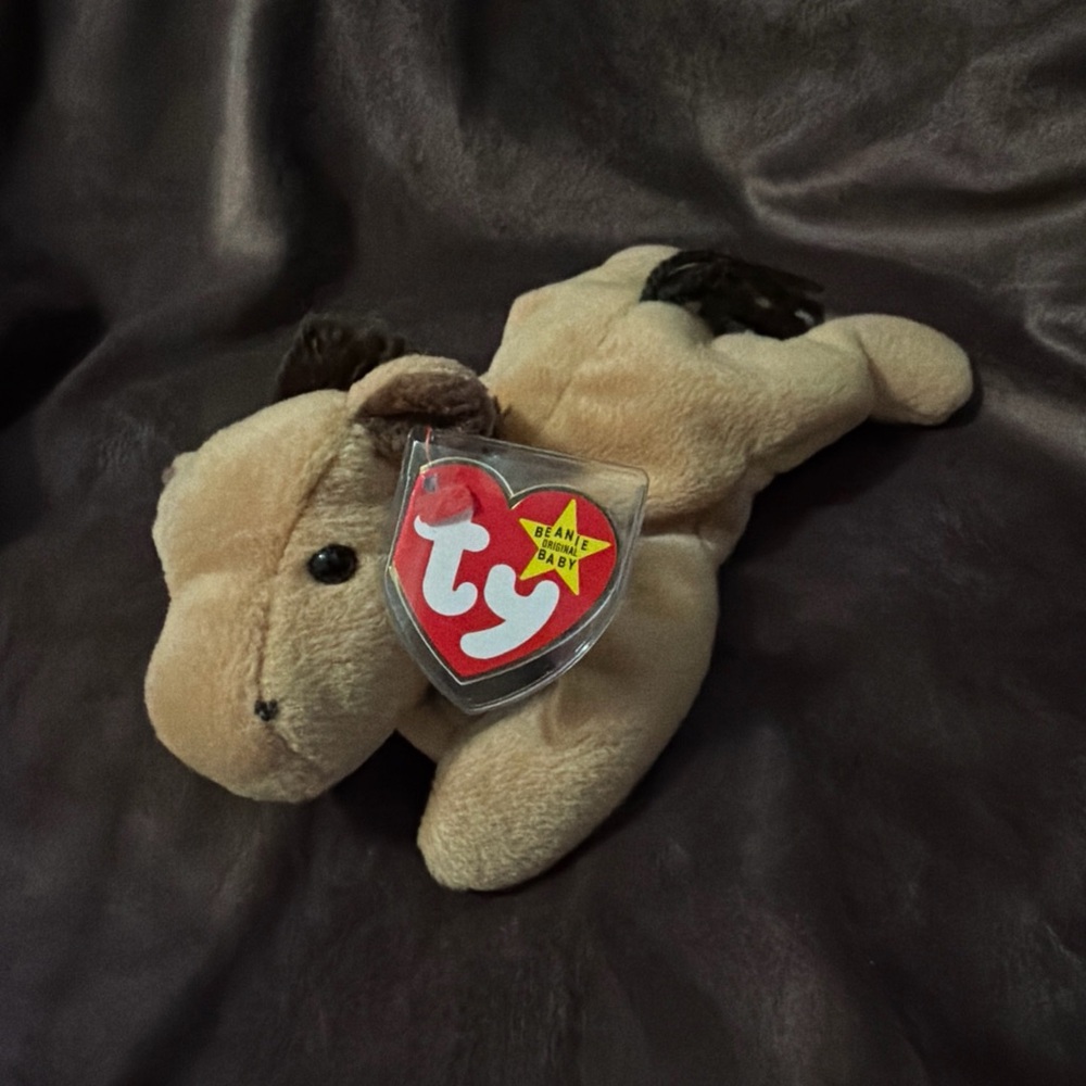Ty Plush Camel Toy - Soft Brown